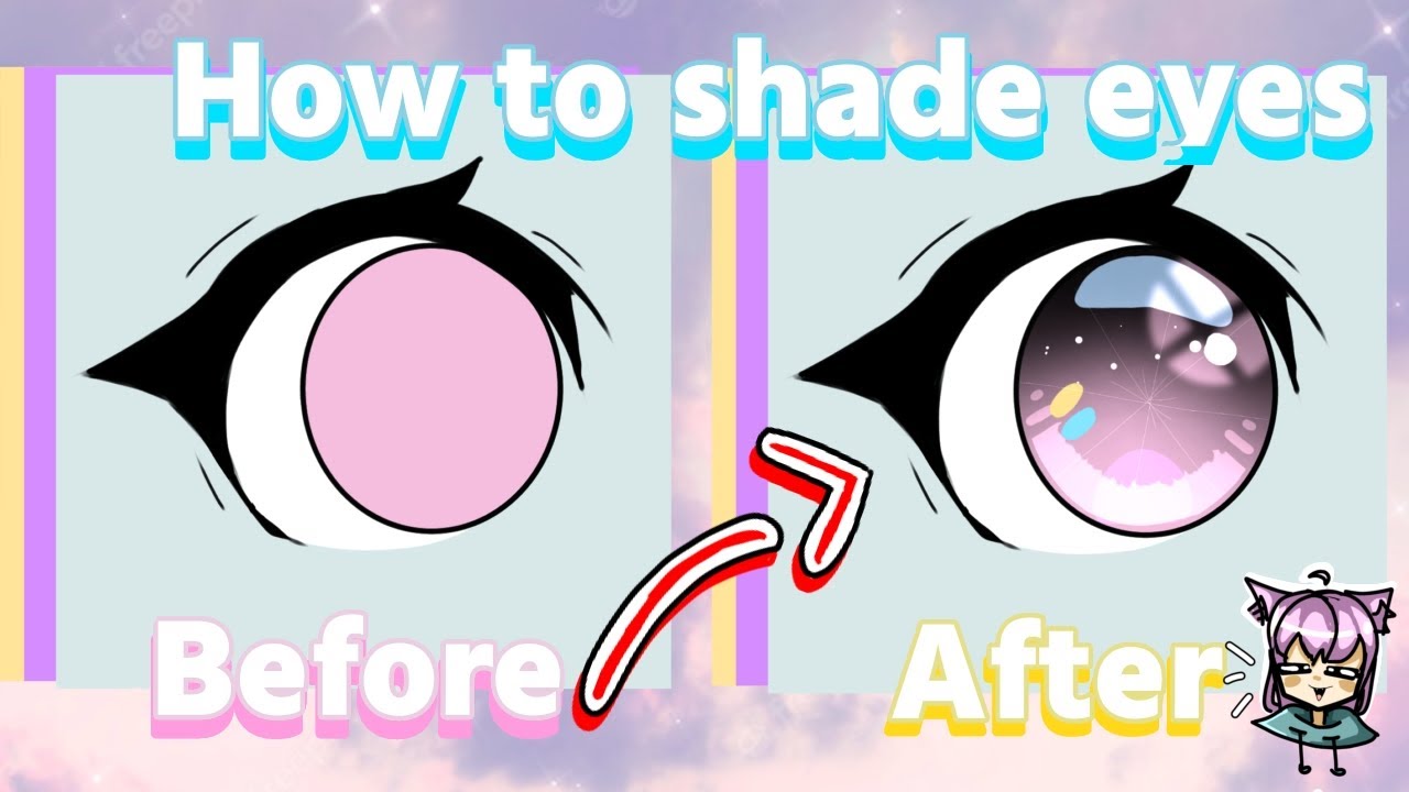 How to shade eyes!!!! || tutorial|| - YouTube