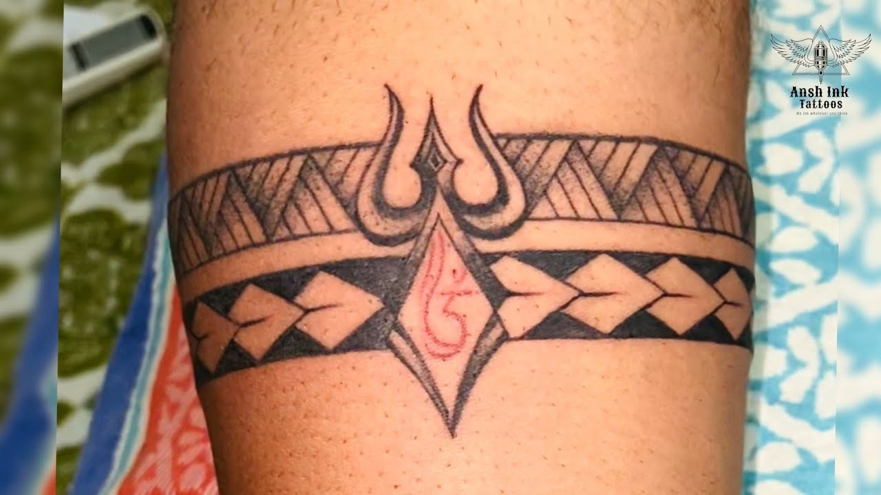 Ganesh P Tattooist on X Trishul Band Tattoo tattoo design by  ganeshptattooist nanded triahul Band bandtattoo rudrakshtattoo om  omtattoo bandtattoos mahakal mahadev omnamahshivaya shiva shivay   nandedcity nandeddiaries 