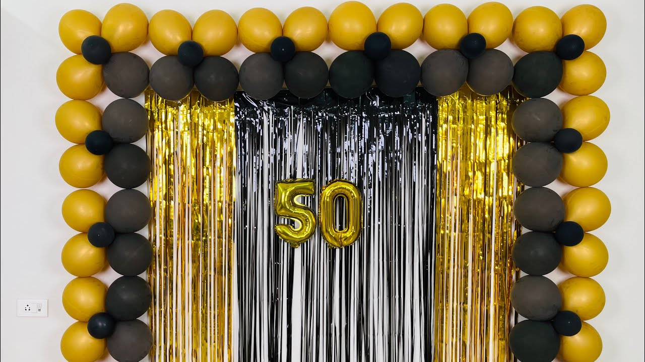 50th Celebration Ideas at home - YouTube