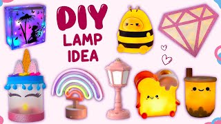 10 DIY HANDMADE LAMP IDEA - NEW TREND ROOM DECOR IDEAS YOU WILL LOVE #lamp