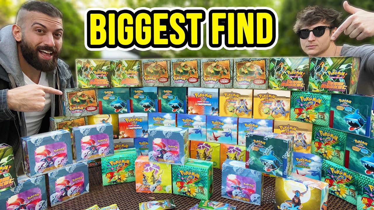 *BIGGEST* VINTAGE POKEMON CARDS FIND OF ALL TIME! - YouTube