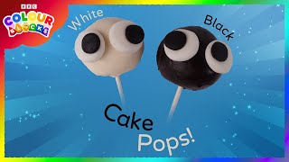 Black And White Cake Pops Learn Colours 