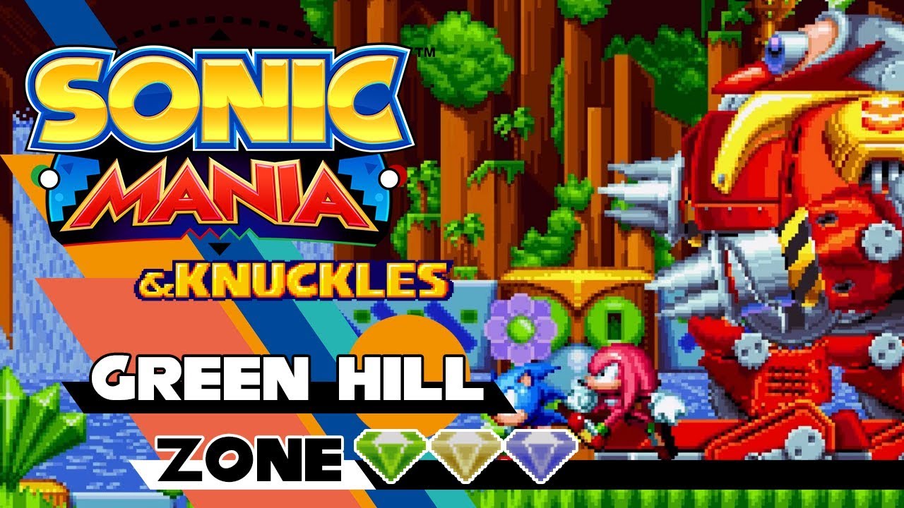 Sonic Mania - Sonic & Knuckles Playthrough - Intro | Green Hill Zone ...