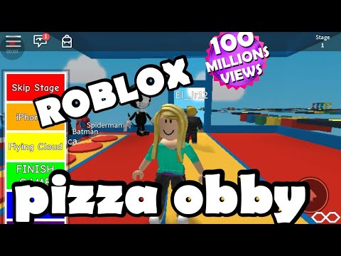 ESCAPE THE PIZZA OBBY IN ROBLOX + roblox games, gaming with karen - YouTube