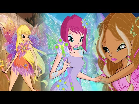 Winx Club - Stella, Tecna, Flora MYTHIX 2D (speedpaint) - YouTube