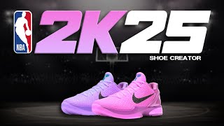 Nba 2K25 Shoe Creator - How To Make Kobe 6 Cotton Candy Left Right Shoe