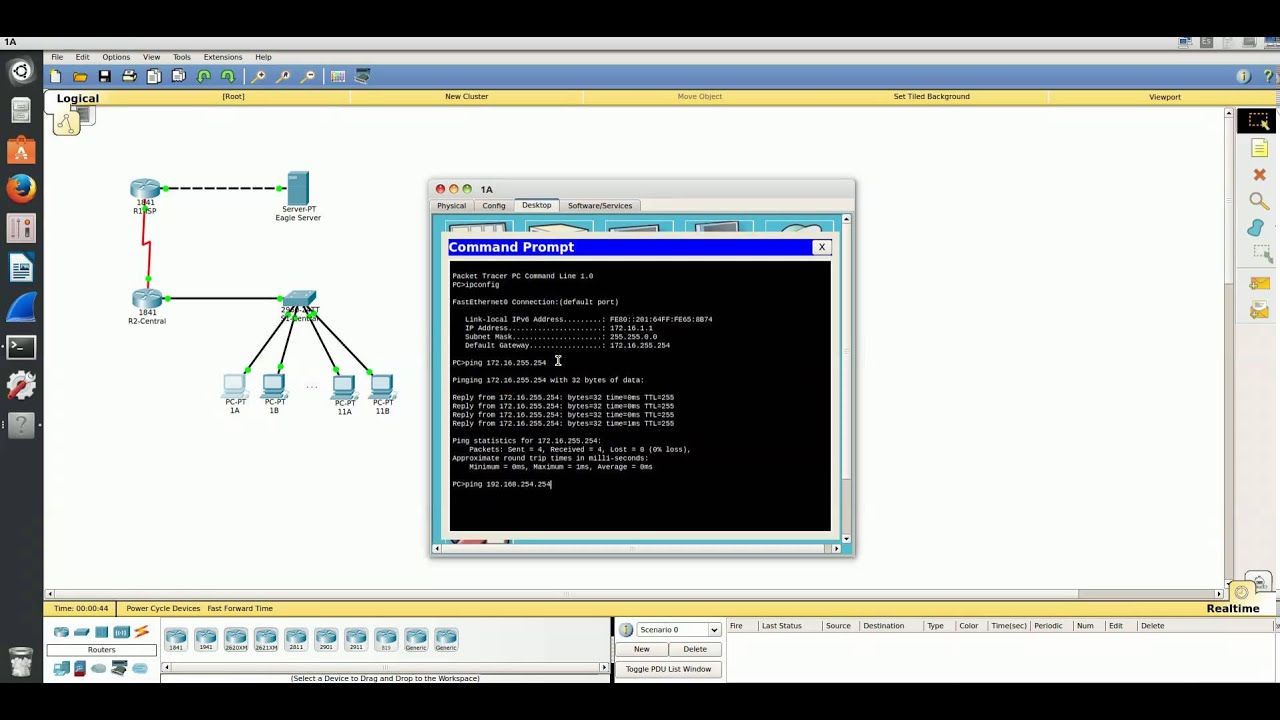 Cisco packet tracer command example - nelostamp