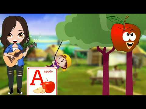 A apple phoenix song for kids || alphabet phoenix #kids song #poem ABCD ...