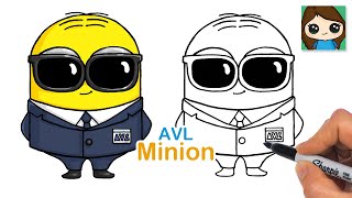 How to Draw Minion AVL Agent  Despicable Me