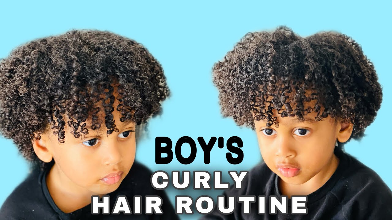 Mixed Boys With Long Curly Hair