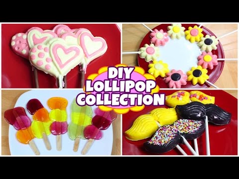 Lollipop Recipe Collection | 4 Amazing DIY Candy Treats | Quick And Easy Recipes