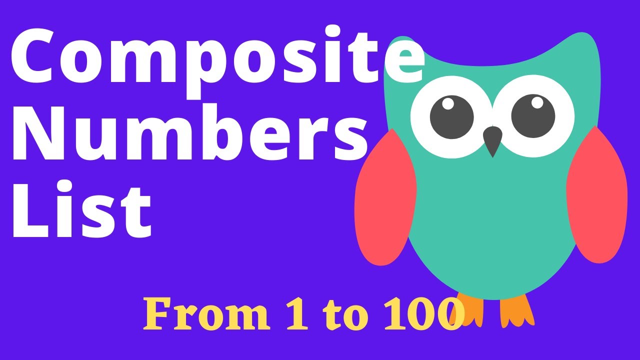 Composite Numbers Chart To 1000