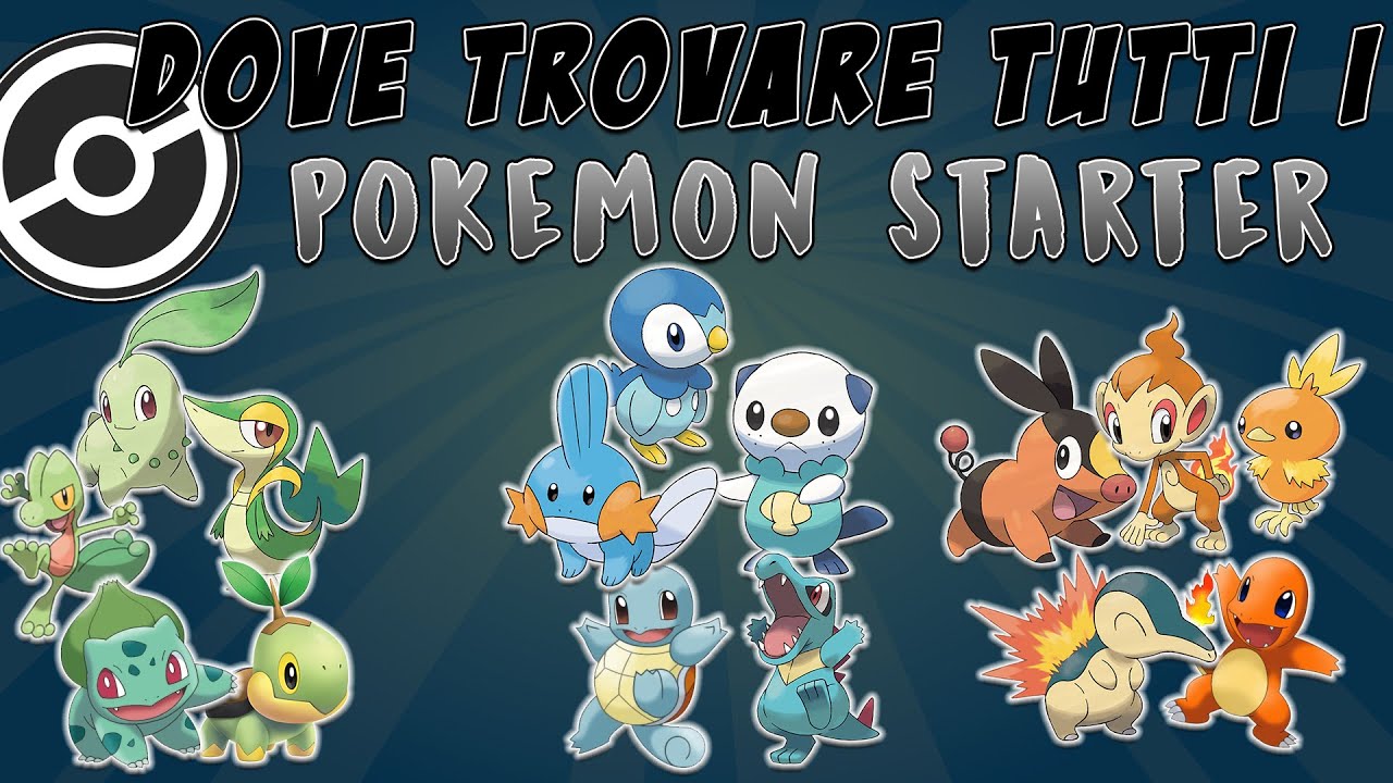 DOVE TROVARE TUTTI I POKÉMON STARTER | PokéMMO ITA - YouTube