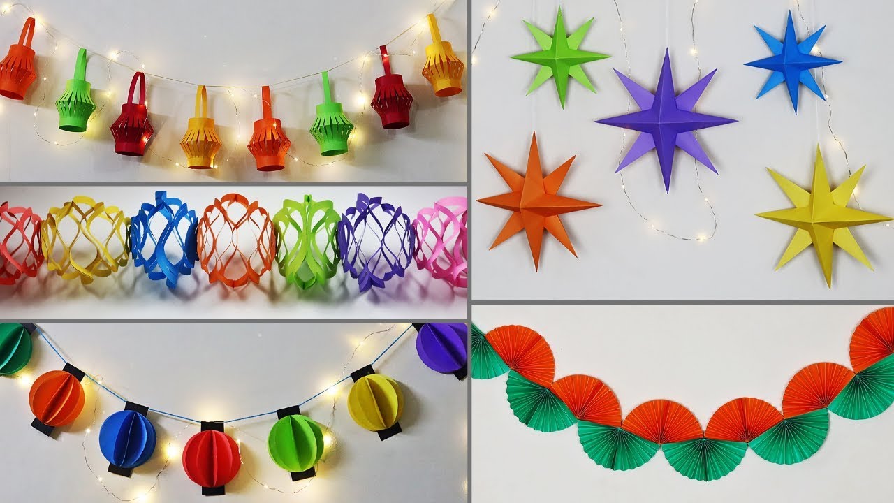 5 Easy Decoration Ideas For Diwali / Christmas | Diwali ...