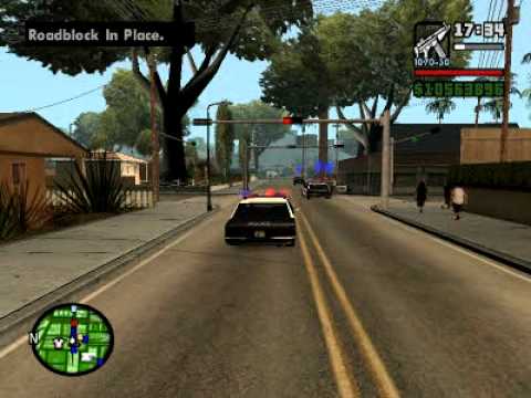 Gta sa Cleo mod Police Chase 3v with sound new! (Cleo4) - YouTube