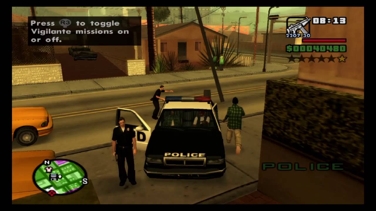 Grand Theft Auto: San Andreas - Police with Telekinesis - YouTube