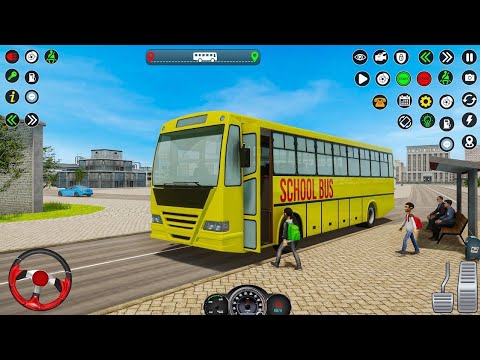 school bus simulator driving gameplay|bus driver simulator (ps4)|school ...