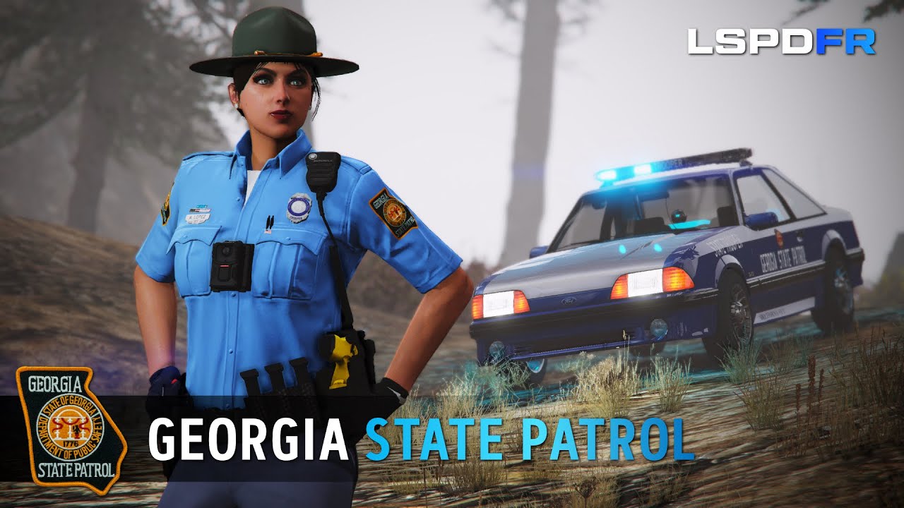 A Lucky Car Thief | Georgia State Patrol | 1990 Ford Mustang | GTA5 ...