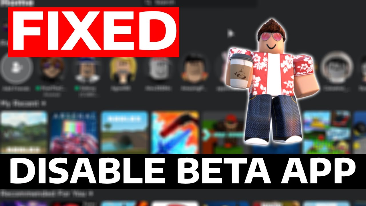 How To Disable New Roblox Beta App on Windows - YouTube