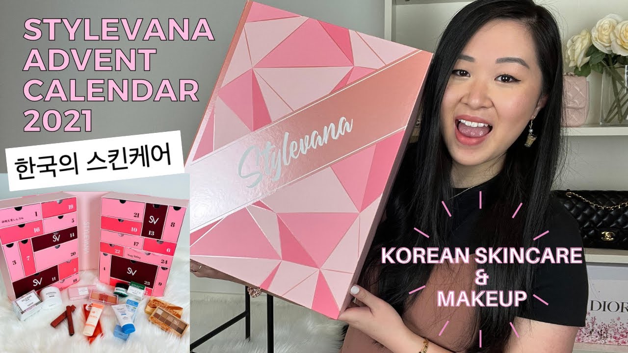 HUGE KOREAN SKINCARE & MAKEUP ADVENT CALENDAR STYLEVANA ADVENT