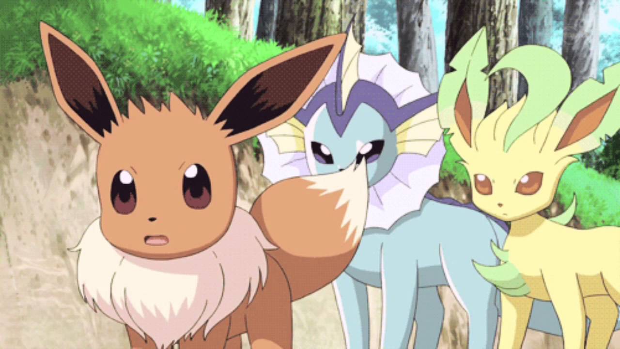 Leafeon and eevee amv sit still look pretty - YouTube