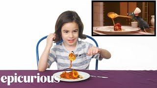 Kids Try Famous Foods From Movies, From Harry Potter to Ratatouille | Bon Appétit