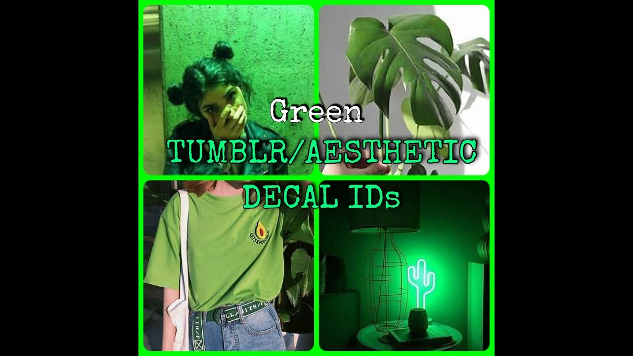 Green Aesthetic Bloxburg Decals