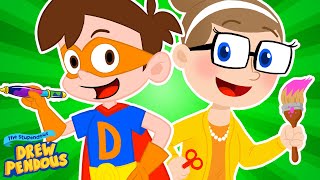 Super Drew and Crafty Carol Save the Day! | Cool School Compilation