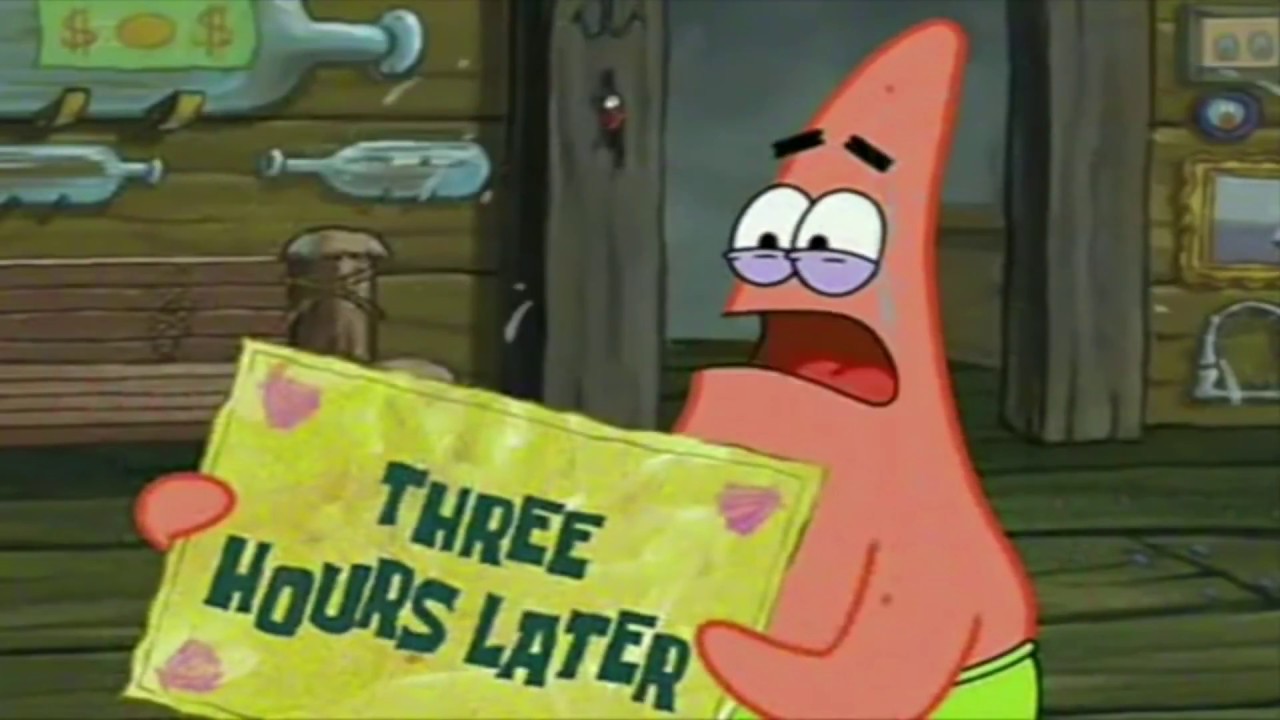 Spongebob Time Cards Eventually