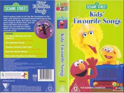 Sesame Street Kids Favorite Songs Australian VHS - YouTube