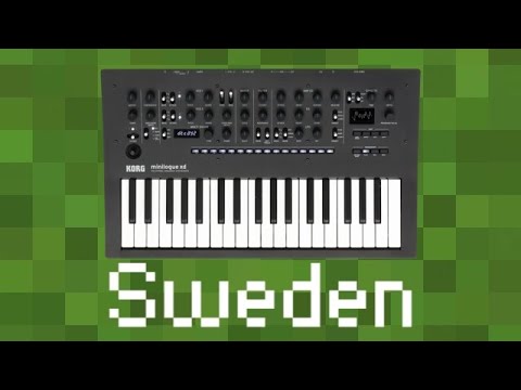 Minecraft “Sweden” - KORG minilogue xd - piano cover - YouTube