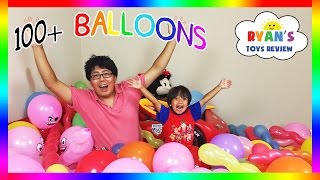 TOYS SURPRISE HUGE BALLOON POP CHALLENGE PARTY Disney Cars Marvel Thomas Train Egg Surprise Toy