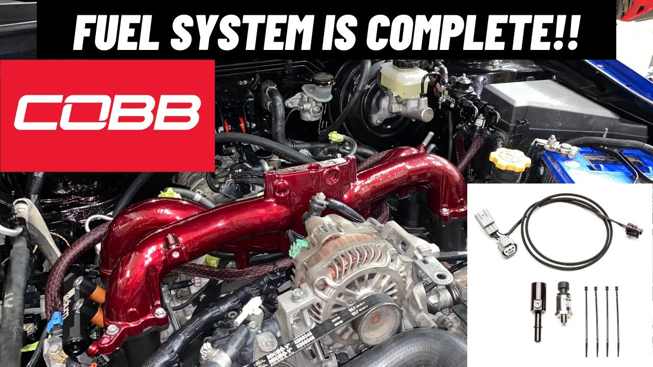 COBB FUEL PRESSURE SENSOR INSTALL SUBARU STI!! - YouTube