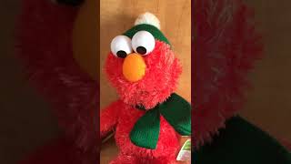 2015 Gund 15 Sesame Street Holiday Elmo Plush With Green Hat Scarf