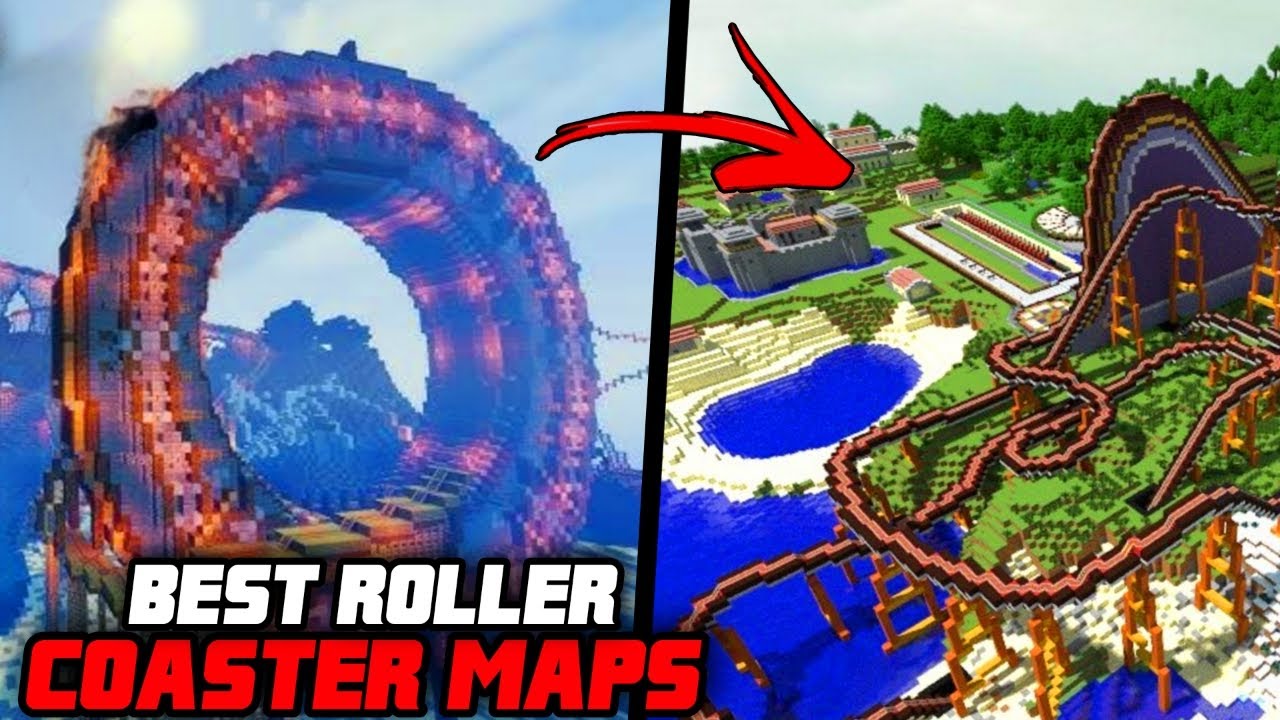 EDUCATION EDITION: 7 BEST ROLLER COASTER MAPS FOR MINECRAFT 1.19 UPDATE ...