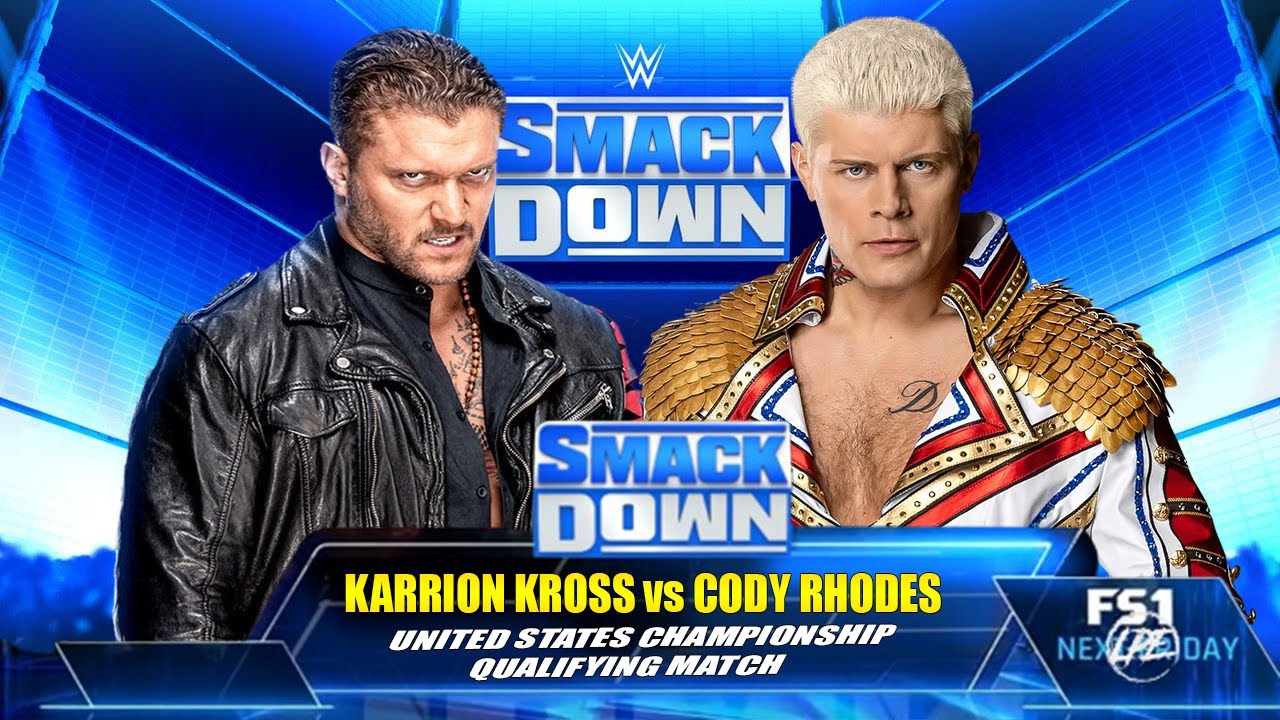 WWE 2K23 | KARRION KROSS vs CODY RHODES - Qualifier Match | SMACKDOWN ...