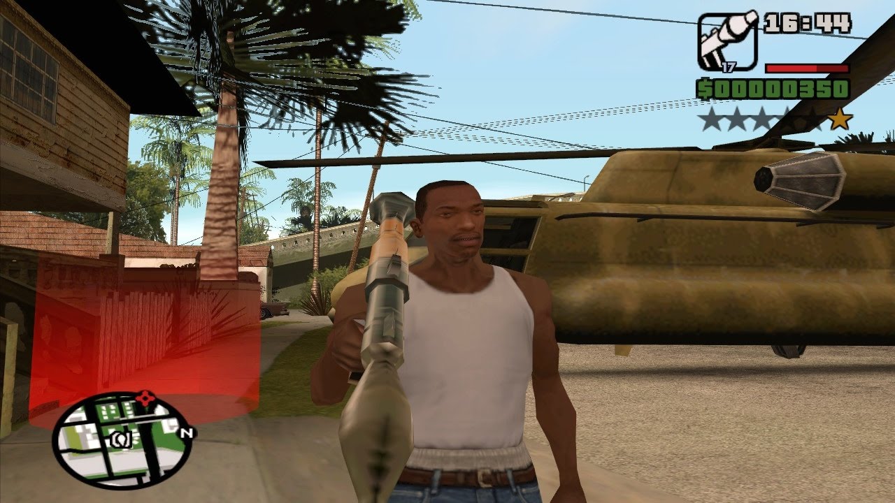 GTA san andreas - Taking Cargobob & bazooka from beginning - YouTube