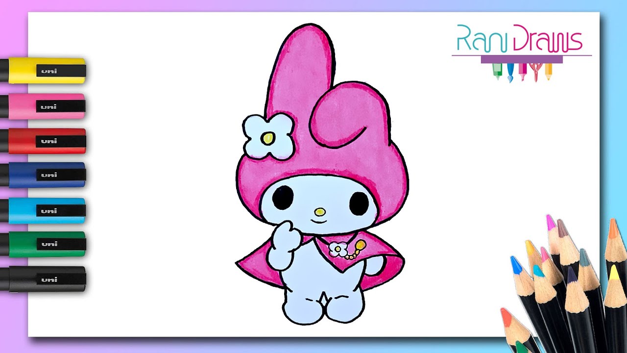 How To Draw Sanrio Characters My Melody And Kuromi, 50% OFF