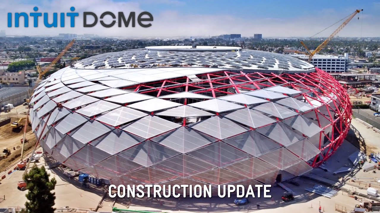 LA Clippers $2 Billion Intuit Dome Construction Update Inglewood 8.28. ...