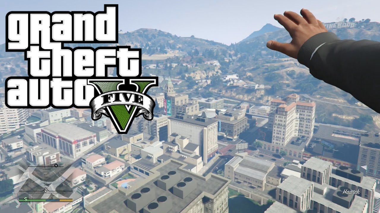 Grand Theft Auto V - First Person View FLYING! (Xbox One Gameplay ...