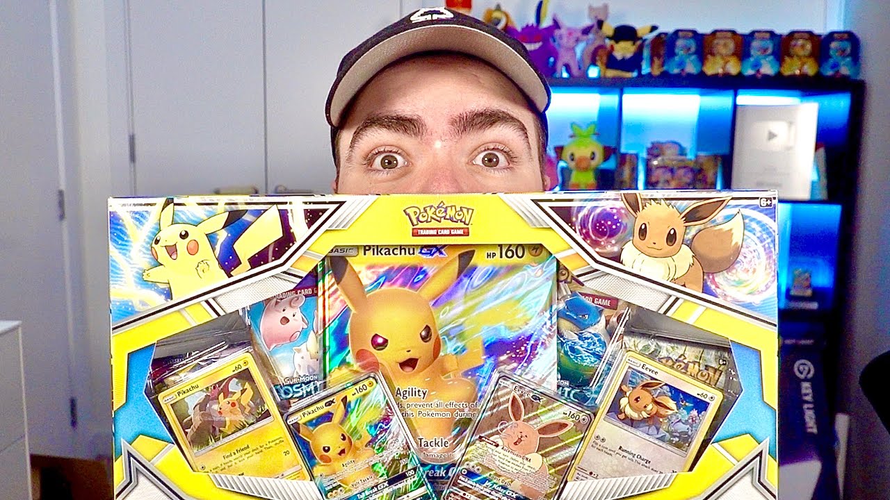 Opening Three JUMBO Pikachu & Eevee Special GX Collection Boxes *CRAZY ...