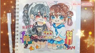 Mèo Simmy và Sammy Đào vẽ chibi cute: Mèo Simmy và Sammy Đào đã vẽ ra những chú mèo chibi vô cùng dễ thương và đáng yêu. Cùng chiêm ngưỡng những tác phẩm nghệ thuật này để tạm gác lại mọi chuyện trong cuộc sống và thư giãn với những điều đáng yêu và trong sáng nhất.