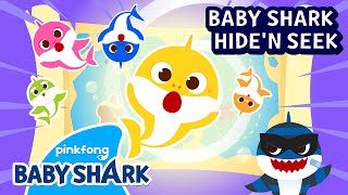 new shark family magic map hide and seek where did shark family go baby shark official