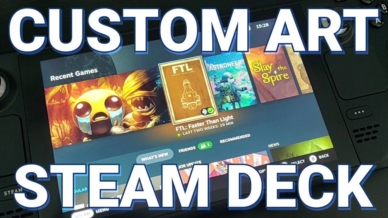 Steam Deck - Custom Art Tutorial (Changing the icons/art for games and ...