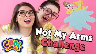 Arts and Crafts with Crafty Carol | Not My Arms Challenge! | With Ms Booksy! | Crafts for Kids