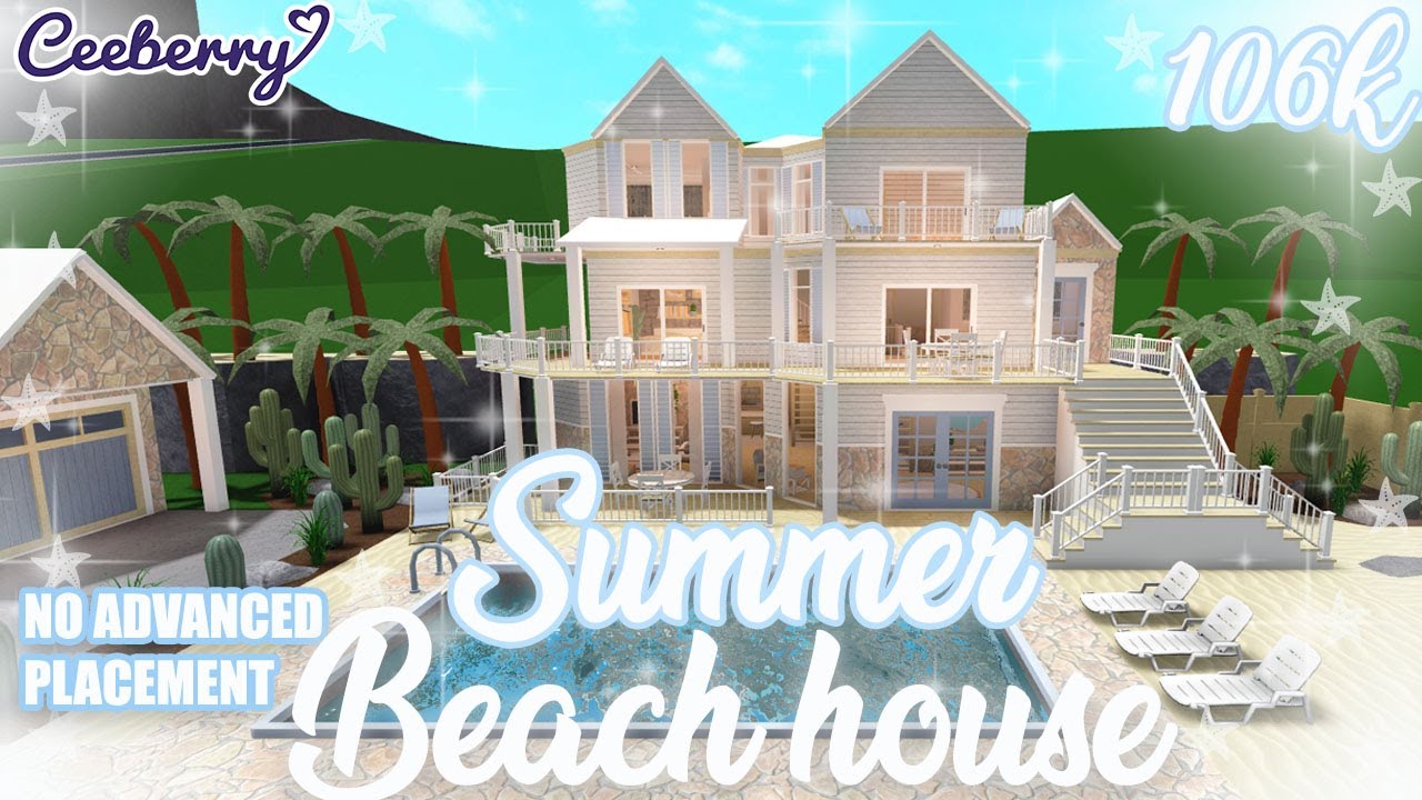 Best Colours For Bloxburg Houses Bloxburg Beach House Building Tips ...