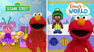 Sesame Street: Help Elmo Pick an Outfit! | Elmos World Compilation