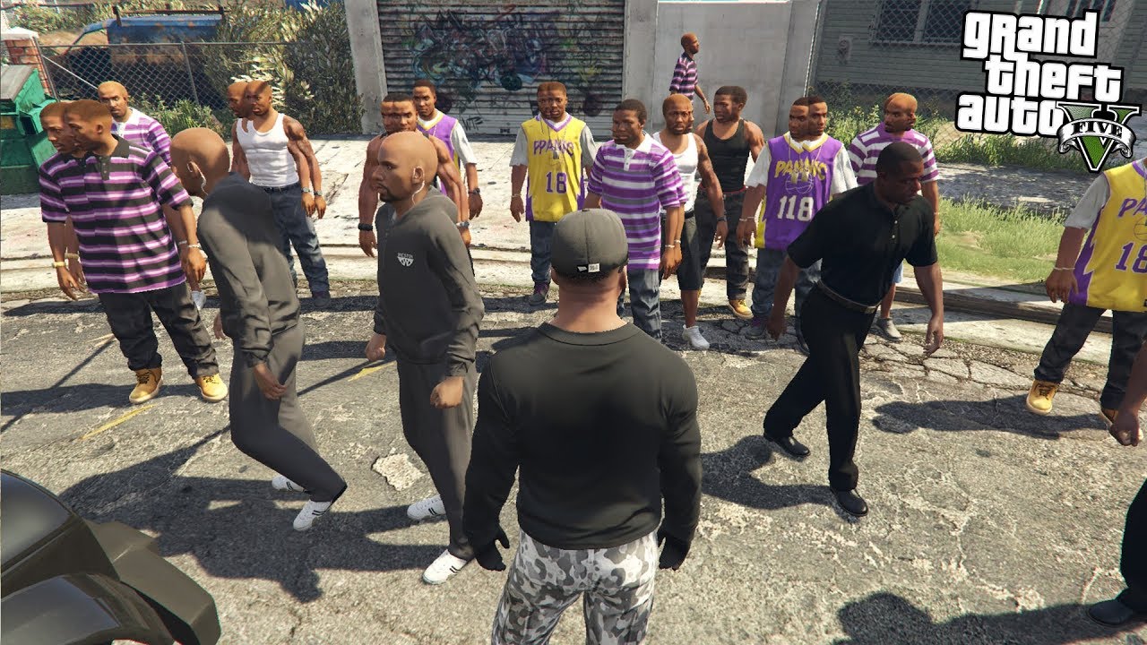 What Happens If FRANKLIN Show Up To Grove Street With Security in GTA 5 ...