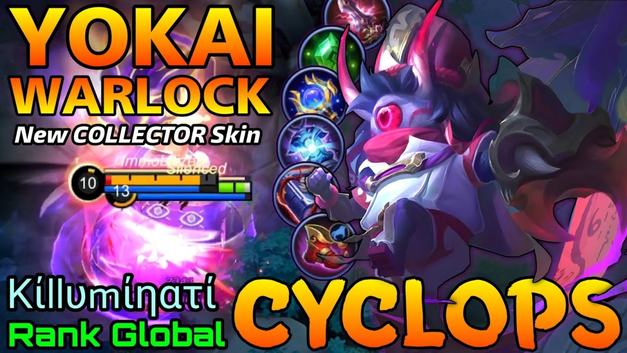 Yokai Warlock Cyclops New COLLECTOR Skin Gameplay - Top Global Cyclops ...