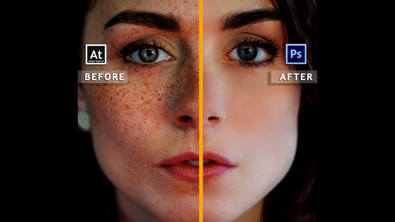 Adobe Photoshop tutorial: skin retouching and smoothing basic and easy ...